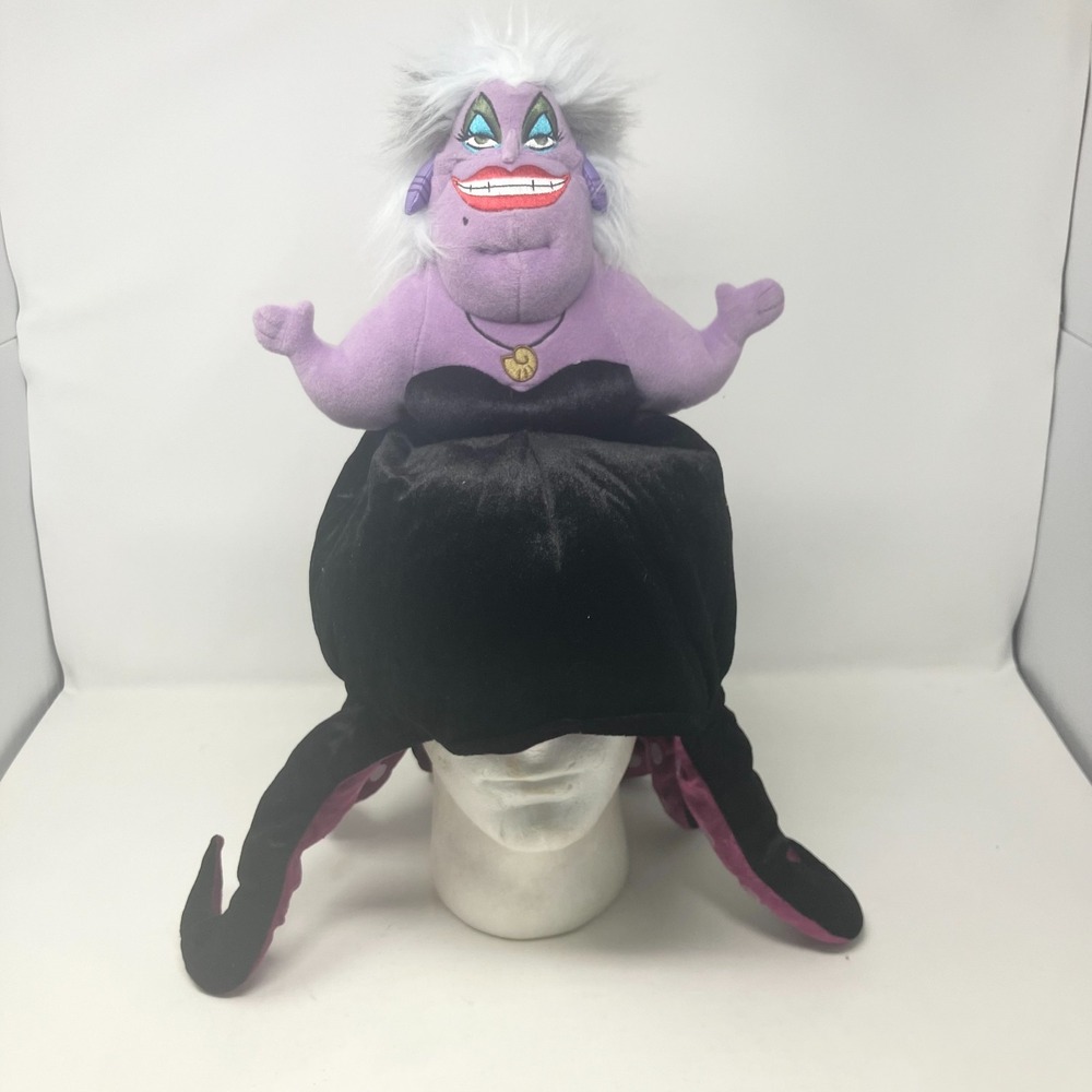 Tokyo Disneyland Resort Ursula Plush Hat The Little Mermaid Rare Disney Villains
